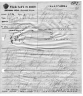 Дело 202. Записка по прямому проводу в Москву Цюрупе, Ленину и Невскому