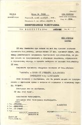 Документ 27. док.27: Шифротелеграмма Молотова В.М. в Вашингтон послу СССР