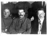 Документ 6. док.6: Фотографии Сталина И.В. с Ворошиловым К.Е., Калининым М.И., Ждановым А.А.