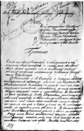 Дело 161. Прошение жителя г.Вологды Чижикова П.А. Вологодскому губернатору
