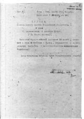 Дело 1005. Приказ РВС Южного фронта с объявлением приказа РВСР